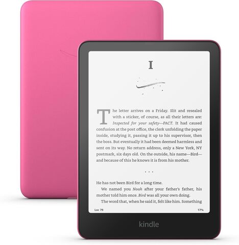 Электронная книга Amazon Kindle PaperWhite 2024 16Gb (без рекламы) Розовый | Raspberry