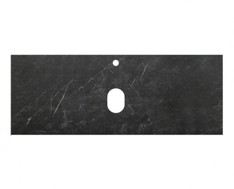 BelBagno KEP-120-MNO Столешница из керамогранита 1204x462 KEP-120-MNO Marmo Nero Opaco
