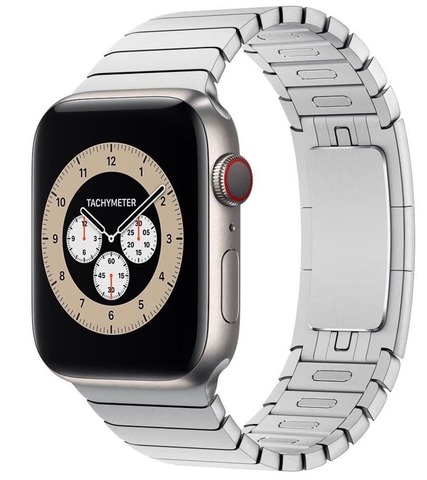 Умные часы Apple Watch Edition Series 6 GPS + Cellular 44mm Titanium Case with Link Bracelet (Silver)