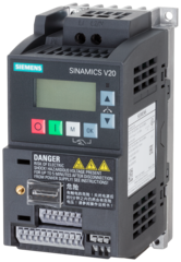 Частотный преобразователь 0,12кВт, 230В, 0,9А, Siemens - 6SL3210-5BB11-2UV1, Серии SINAMICS V20