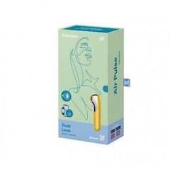 Вакуумно-волновой стимулятор клитора Satisfyer Dual Love yellow