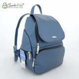 Сумка Саломея 502 металлик синий (рюкзак)