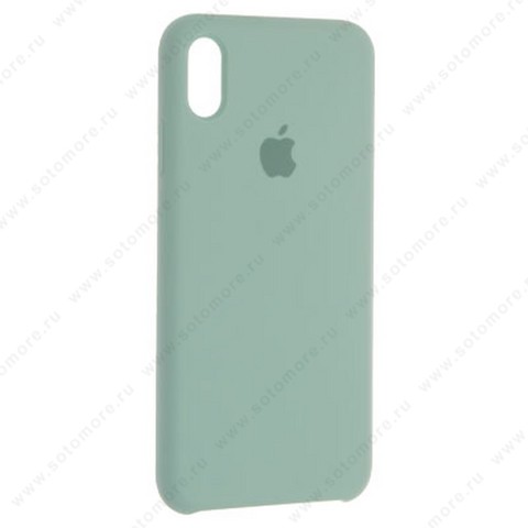 Накладка Silicone Case для Apple iPhone XS Max Тифани