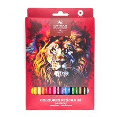 Карандаши цветные KOH-I-NOOR RED LION, 36цв, картон.упак. с подвесом