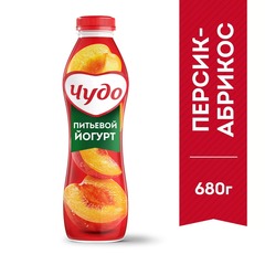Чудо Йогурт Фруктовый со Вкусом Персик-Абрикос 680гр