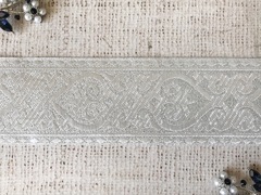Тесьма жаккард, ш. 5 см, серебро
