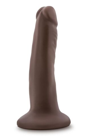 Коричневый фаллоимитатор-реалистик 5 Inch Posable Dildo - 13,9 см. - Blush Novelties Dr. Skin Plus BL-14706