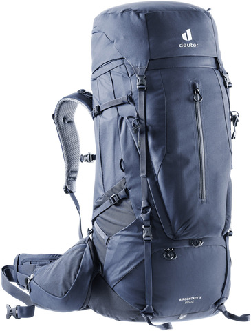 Картинка рюкзак туристический Deuter Aircontact X 60+15 Ink - 12