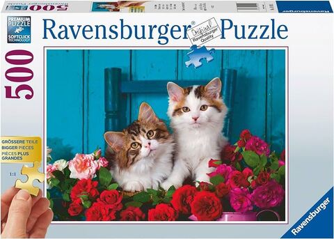 Puzzle Kittens & Roses 500pc