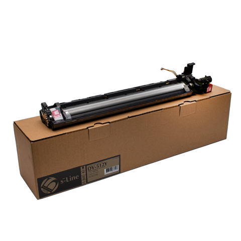 Блок девелопера БУЛАТ s-Line DV-512Y для Konica Minolta bizhub C224 (Жёлтый, 600000 стр.), ref