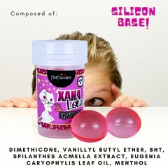 Лубрикант HOT BALL XANA LOKA на силиконовой основе с эффектом вибрации