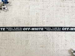 Лента репсовая с принтом, ш. 1 см, чёрный