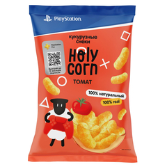 Снеки кукурузные Holy Corn Томат, 50г