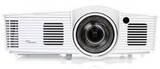 Проектор Optoma GT1070Xe (DLP, 1080p 1920x1080, 2800Lm, 23000:1, 2xHDMI, MHL, 1x10W speaker, 3D Ready, lamp 6500hrs, short-throw, WHITE, 2.65kg)
