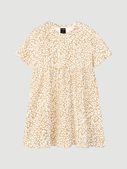 Платье оверсайз с коротким рукавом Mjölk Sand Leopard
