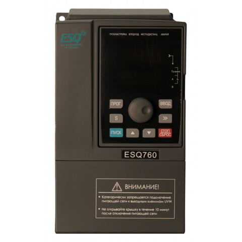 Частотный преобразователь ESQ-760-2S-0007 0.75/1.5кВт 220В