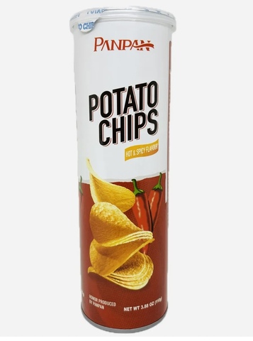 Картофельные чипсы PanPan Острые и Пряные 110гр