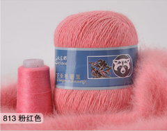 Пряжа "Норка" длинноворсовая, Пух норки-90% Полиамид-10%