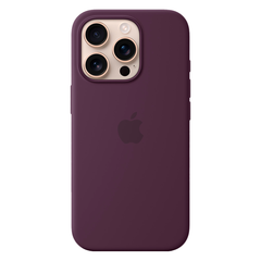 Силиконовый чехол с поддержкой MagSafe Apple Silicone Case для iPhone 16 Pro, Plum (Сливовый)