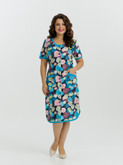 4728 Халат на пуговицах