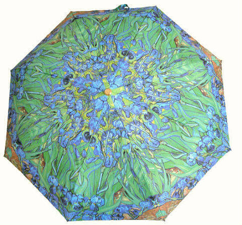 Зонт складной Guy de Jean 6410-17 Les Iris Van Goght