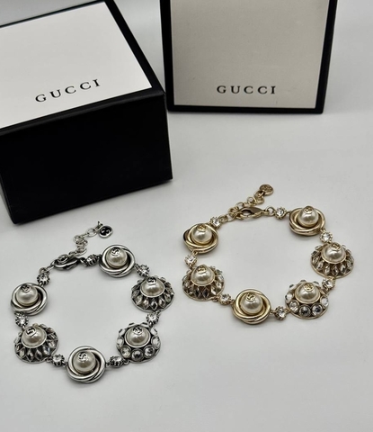 Браслет-цепочка с круглыми подвесками style by GUCCI