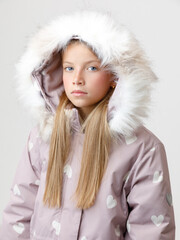 куртка  для девочки  ВК 38122/н/1 УЗГ