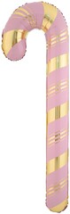 К Фигура, Леденец трость, Розовый/Золото, 29