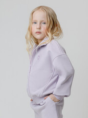 жакет  для девочки  КР 302817/сиреневый 3710 к647