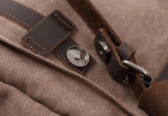 Рюкзак из кожи и ткани Bug 065 Coffee