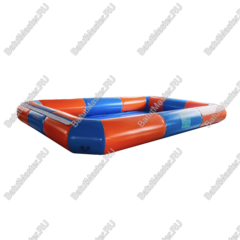 Бассейн для водной горки 6*4*0,65 м с липучкой для горки