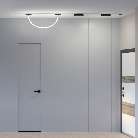 Магнитный трековый светильник Denkirs Air Ray DK5327-BK