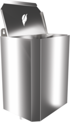 Бак для печи ЛЮБАВА из нерж. стали 65 л