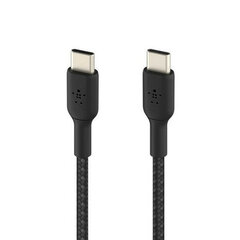 Кабель Belkin BoostCharge 60W PD USB-C to USB-C 2.0 плетеный Cable Cable, 1м, черный