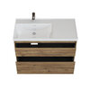 Aquanet 346318 Тумба Nova Lite 2.0 90 L 2 ящ. цв. дуб рустикальный (346318)