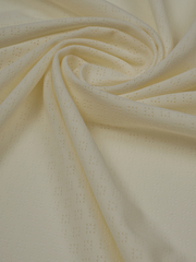 Микрофибра бельевая ажурная матовая эластичная светло-желтая