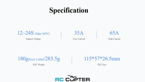 ESC регулятор мотора T-Motor V60A 12-24S PWM/CAN