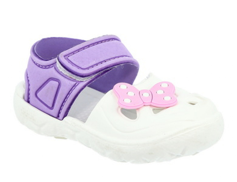 Кедберри пляжная обувь крокс 20-25 бел-роз BTD_20-25-02_white