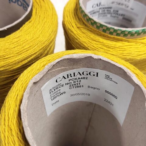 Кашемир CARIAGGI FLEECE 2/12 желтый