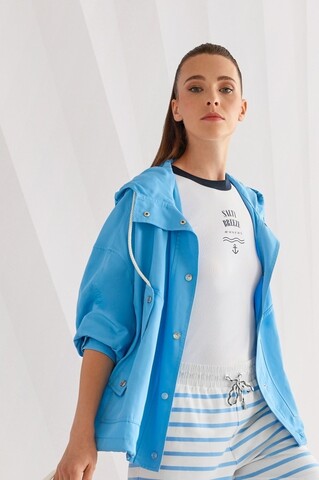 Marc Cain Sports Топ трикотажный с морской тематикой