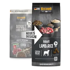 Belcando Adult Lamb&Rice Сухой корм для собак, Ягненок и Рис 12.5 кг