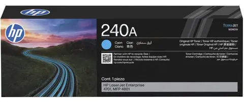 Тонер-картридж HP 240A W2401A Toner голубой для Hewlett Packard LaserJet Enterprise MFP 4801 4701