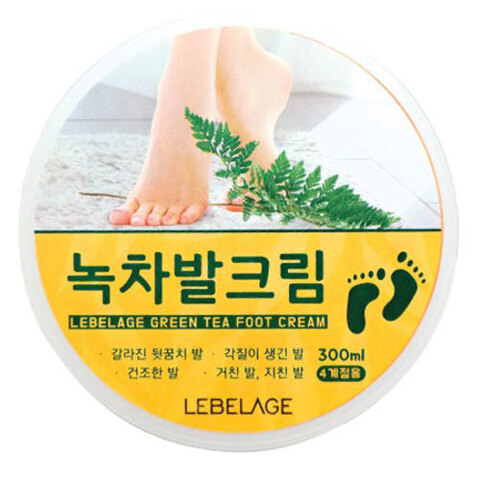 Lebelage Green Tea Foot Cream - Крем для ног с экстрактом зеленого чая
