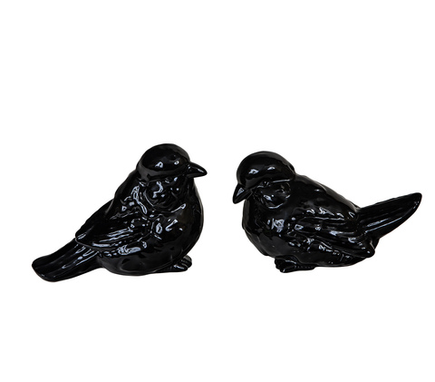 Элитная статуэтка Птичка Classico черная правая от Sporvil