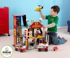 Набор Пожарно-Спасательная станция Kidkraft Делюкс