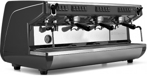 Рожковая кофемашина Nuova Simonelli Appia Life 3Gr V 220V black+high groups+economizer (169074)