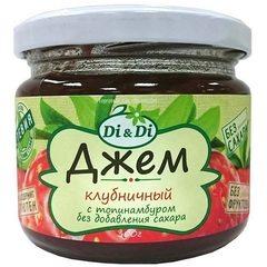 Джем без сахара Di&Di, клубника, 300 г