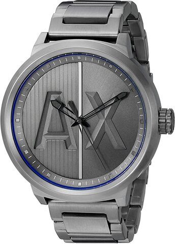 armani mens watch stainless steel