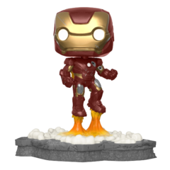Фигурка Funko POP! Deluxe Bobble Marvel Avengers Iron Man (Assemble) (Exc)