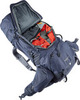 Картинка рюкзак туристический Deuter Aircontact X 60+15 Ink - 3